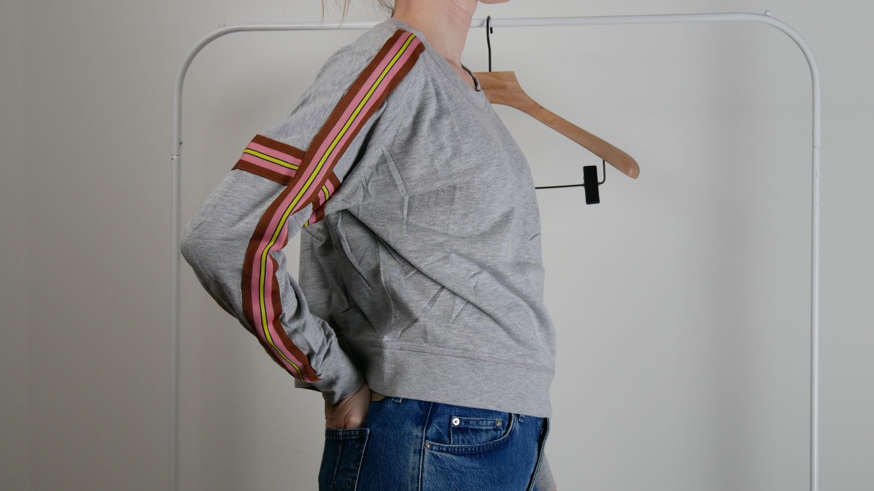 Closed Pullover & Sweatshirts: Closed Sweater Pullover grau Streifen – Neu (gemäss Beschreibung) aus Zürich von julia_vina 4