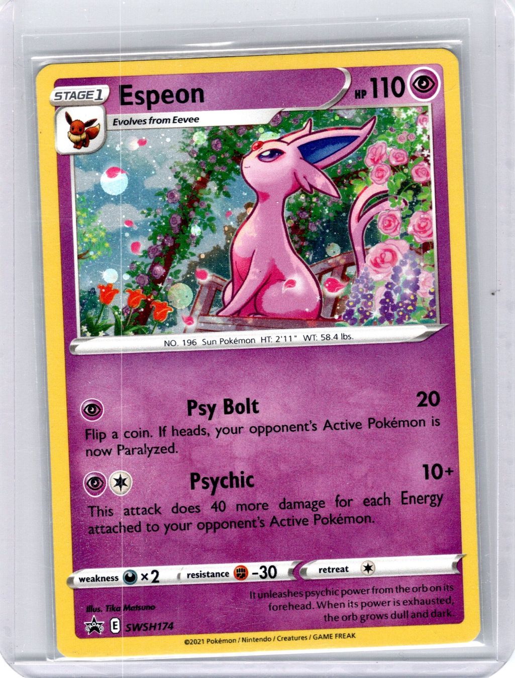 Pokémon Sammelbilder & Trading cards: Espeon – Gebraucht aus Belp von ome_x7jr