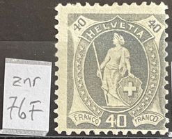 Znr 76F* Umgestempelt