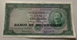 Mosambik 100 Escudos 1961 XF