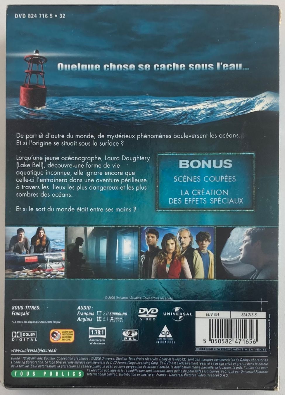 Tutti i DVDs: SURFACE (LA MENACE VIENT DES PROFONDEURS) – Usato da Poliez-Pittet venduto da Newtown-Records 1