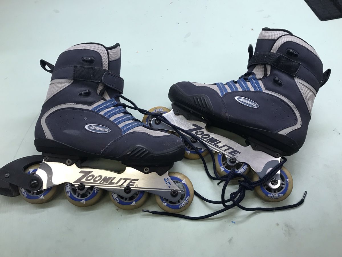 Pattini in linea & Pattini a rotelle: Zoomlite Inlineskates, Grösse 43 Rollerblade blau – Usato da Neuenhof venduto da Tvr2 2