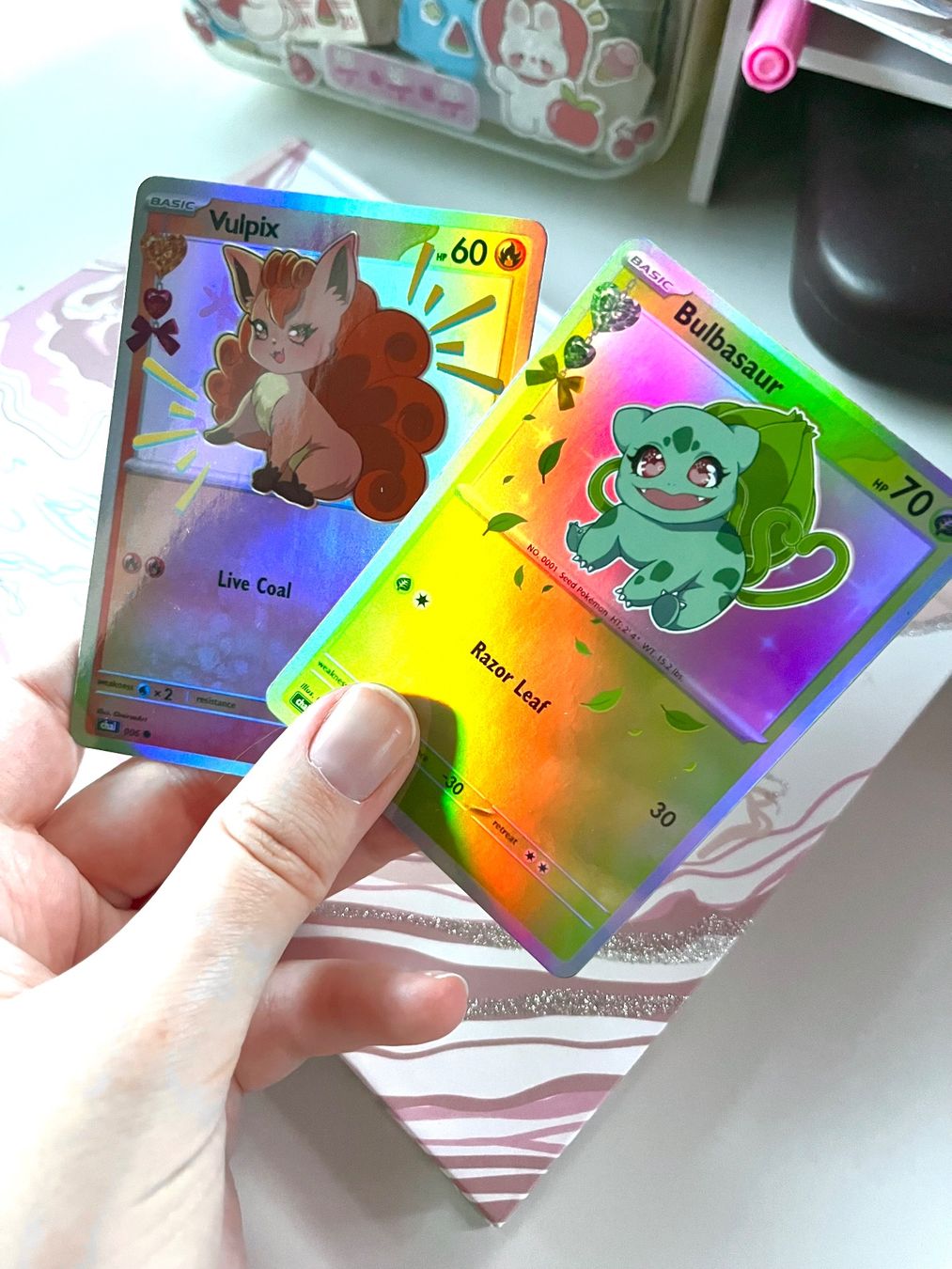 Pokémon Carte collezionabili: Vulpix Handmade Pokemon Card – Nuovo (secondo la descrizione) da Chur venduto da Chairae 2