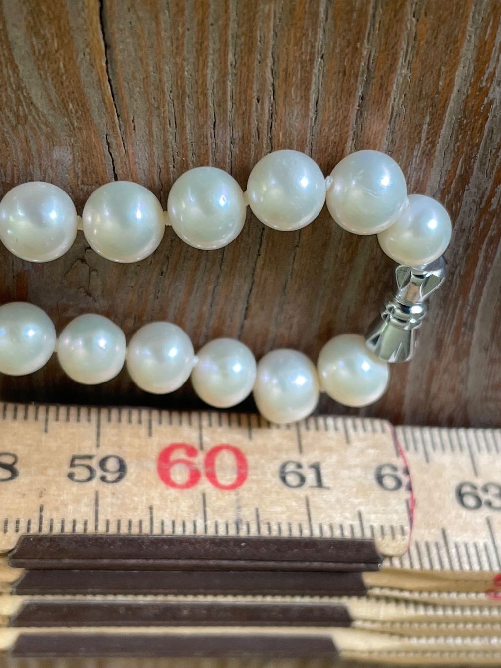 Catenine: ANDREANI Echte Perlenkette 62cm lang/Neu – Usato da Volketswil venduto da rubin74 5