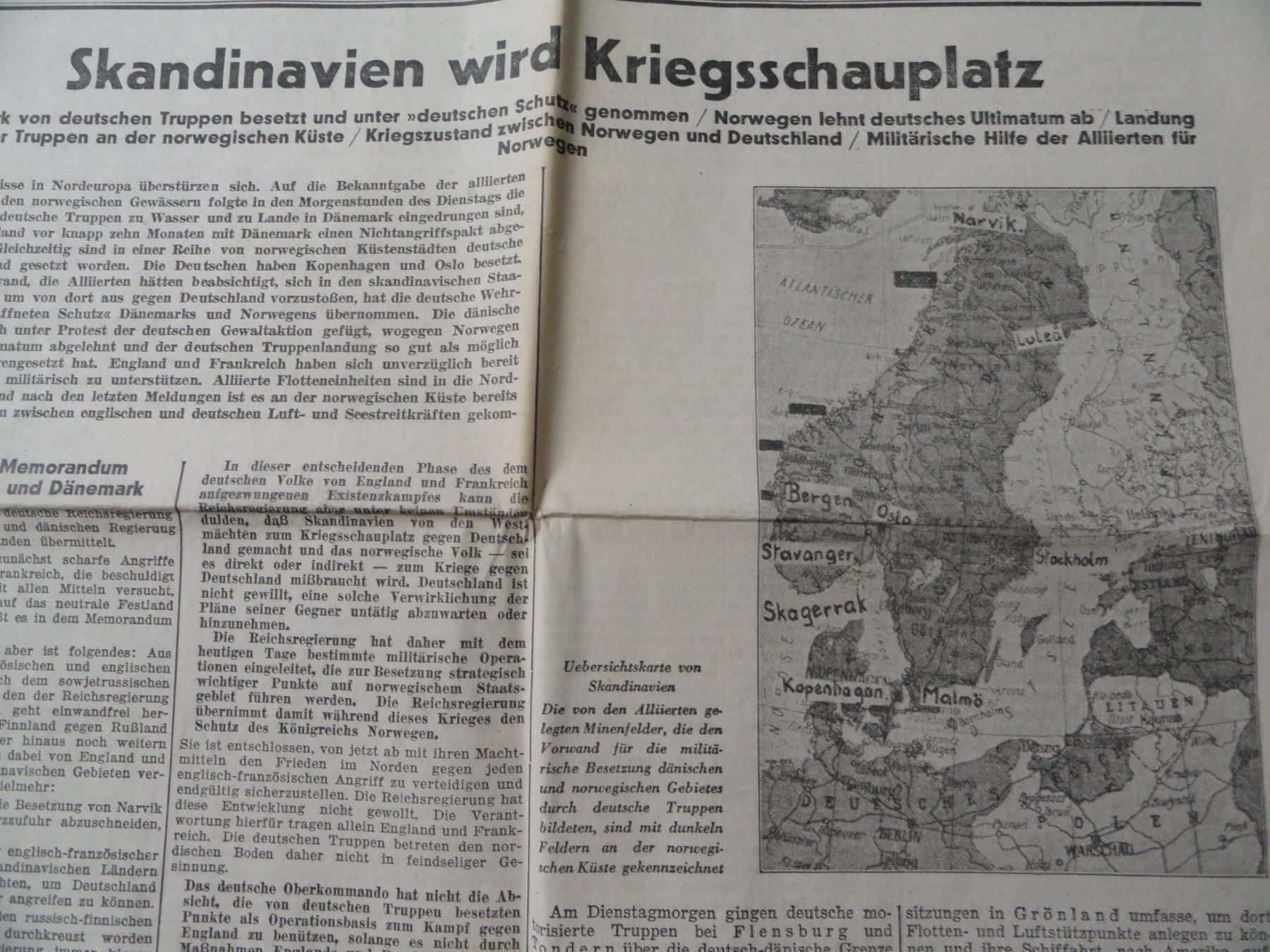 Zeitschriften & Magazine: Skandinavien wird Kriegsschauplatz 1940 – Gebraucht aus Wettingen von Ecaramel 2