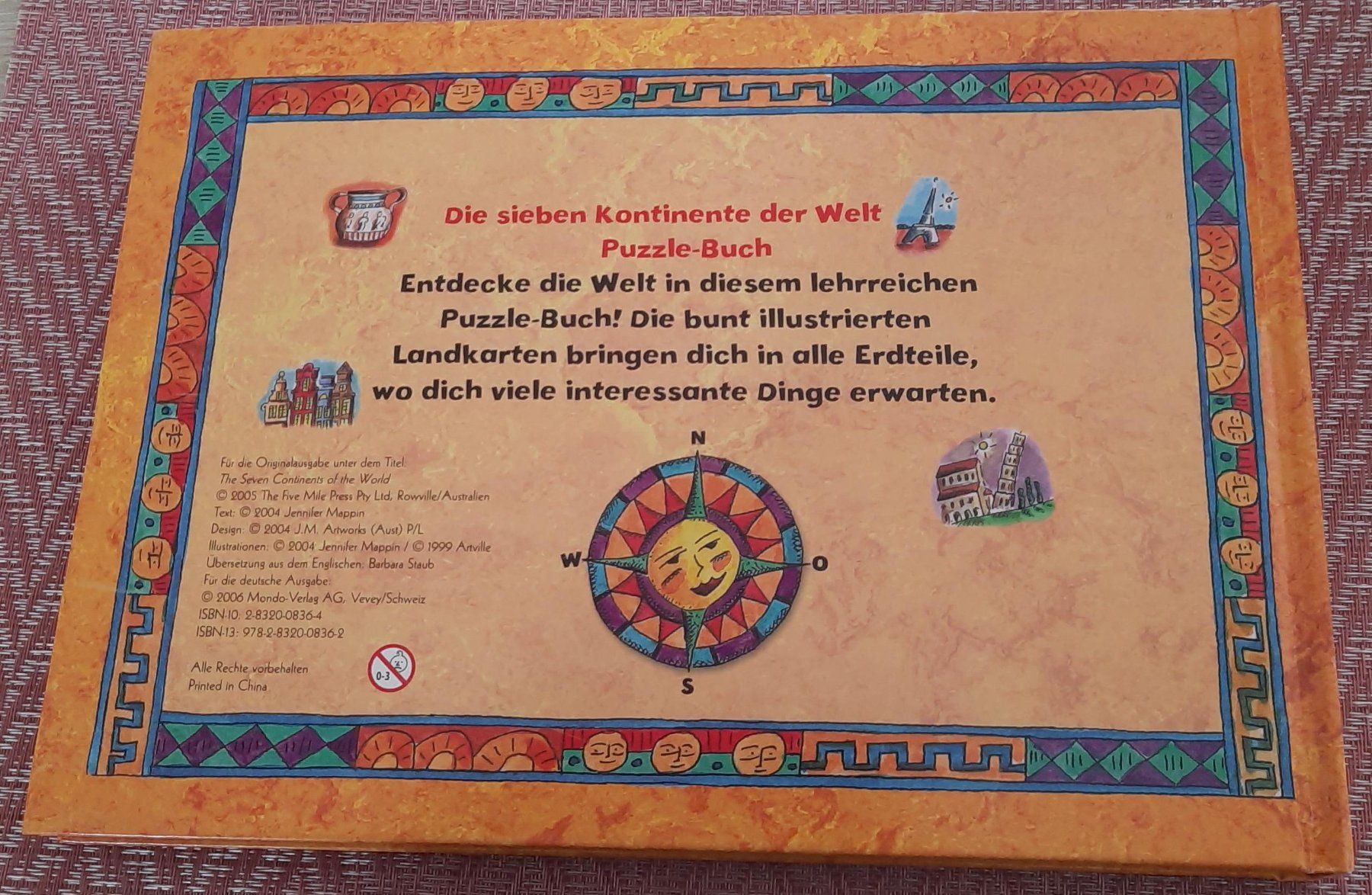 Puzzle: Puzzlebuch "Die sieben Kontinente der Welt" – Usato da Grafstal venduto da danielbbtl 1