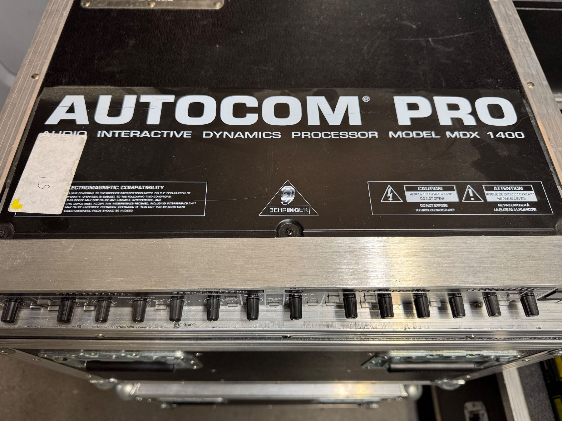 Behringer Equalizzatori: Behringer Autocom Pro MDX 1400 Dynamics Processor 1A Rack – Usato da Oberdorf NW venduto da AndotechnicsGmbH 1