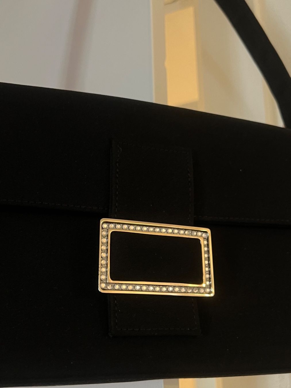 Stuart Weitzman Borse da donna: Designer Stuart Weitzman Shoulder Mini Bag Tasche schwarz – Usato da Luzern venduto da Woodbee44 2