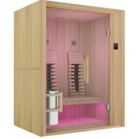 KOMBI Infrarotkabine BILBAO + Vollspektrumstrahler + Sauna