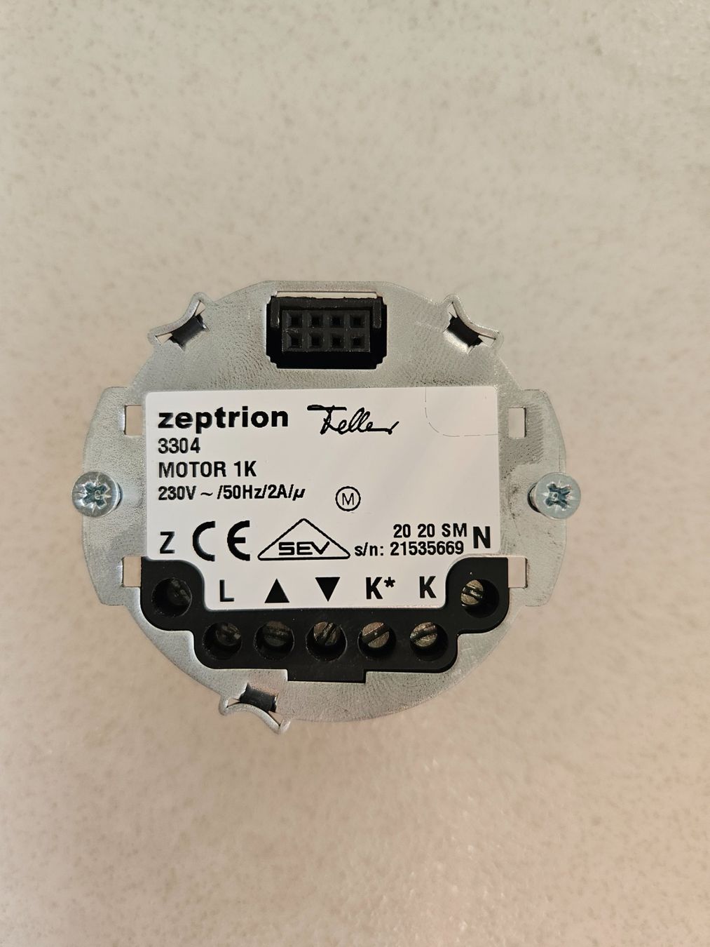 Feller Interruttori: Feller Zeptrion Motor 1K 3304 230V – Usato da Oftringen venduto da Mrg3