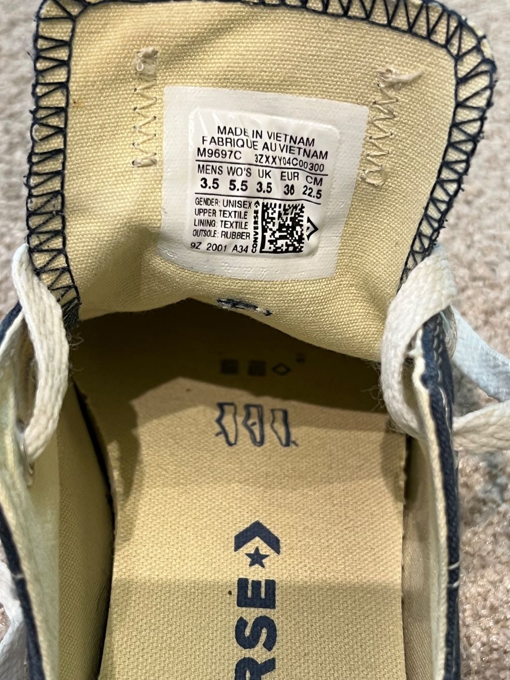 Converse Herrenschuhe: Converse Freizeitschuh dunkelblau Grösse 36 – Gebraucht aus Frauenfeld von Kasperli12 2
