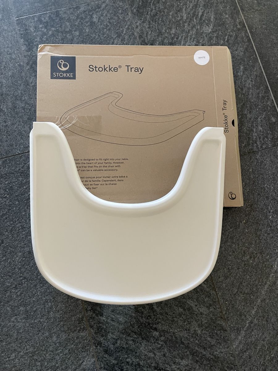 Stokke Hochstühle: Stokke Tripp Trapp Tisch weiss – Gebraucht aus Baden von things777 2