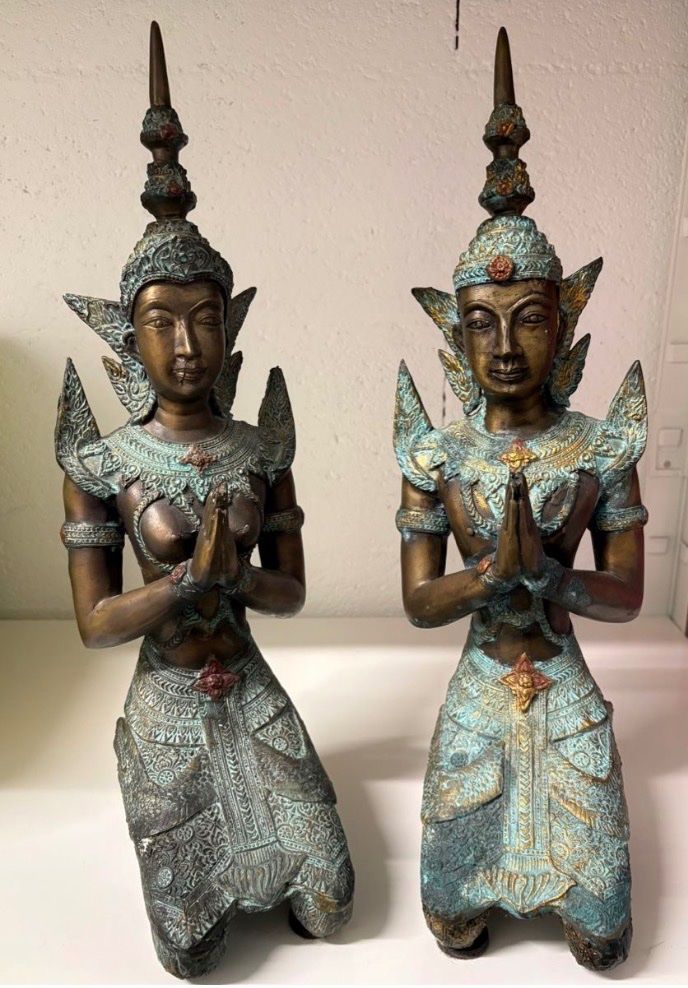 Figurines: Statues Thai en bronze – D'occasion à Vich par NatachaCK