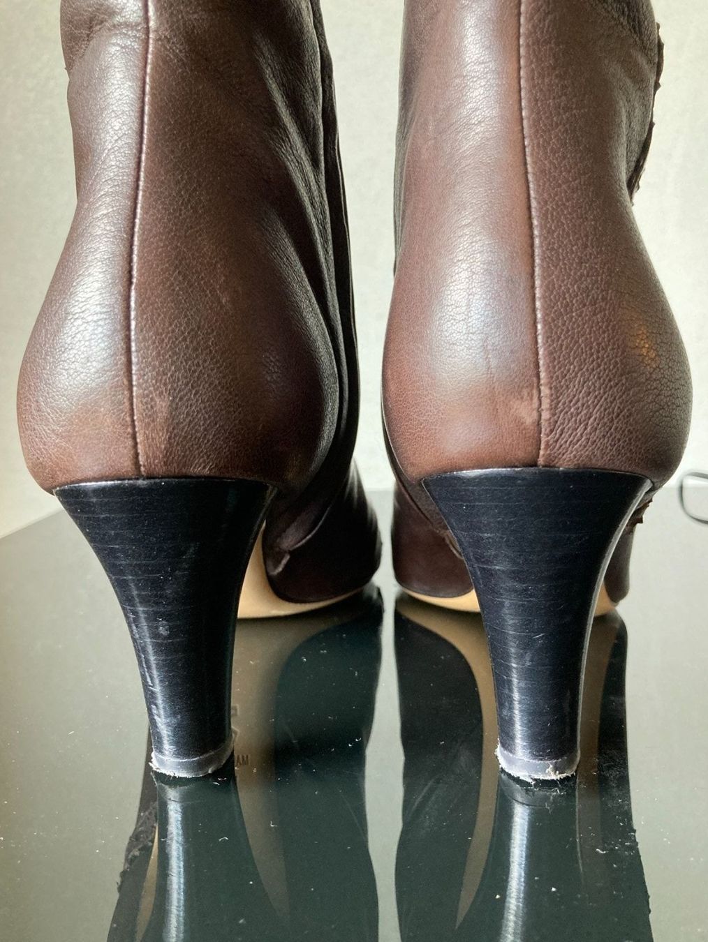 Emma Hope Damenschuhe: Bottes élégantes en cuir Emma Hope T.38 – Gebraucht aus Genève von sunsustains 4