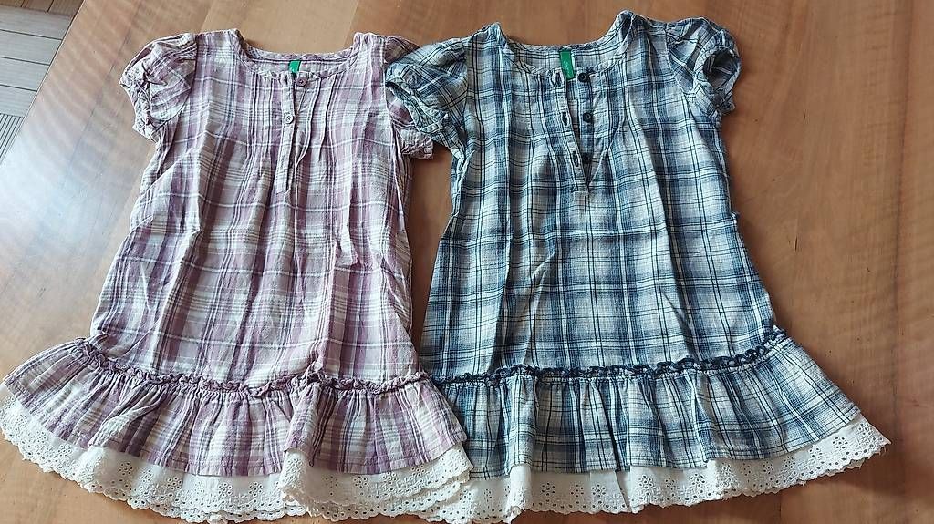 Vestiti & Gonne: 2x Sommerkleid Benetton Gr. 92 / 98 – Usato da Rotkreuz venduto da MASI17
