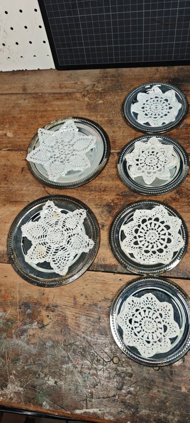 Sottobicchieri: Wunderschöne alte Vintage  Glasuntersetzer – Usato da Gelterkinden venduto da MYSTOREFORYOU4460 3