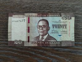 Liberia 20 Dollars 2017 !!!!!!