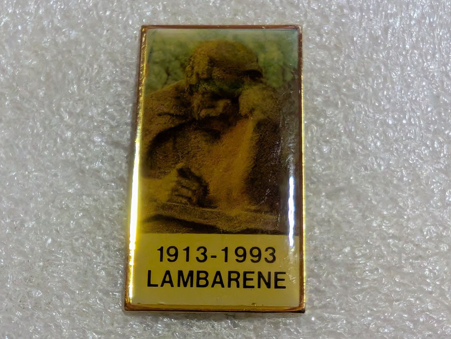 Placchette & Badge: Ansteckpin 211: Lambarene – Usato da Oppligen venduto da Pin-Fall-Shop