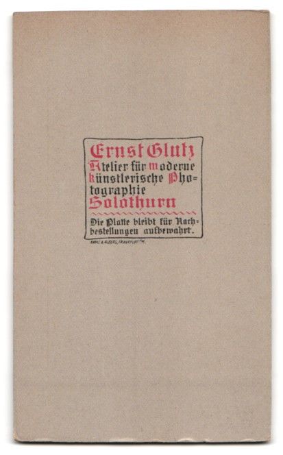 Fotografie &  Plakate: Fotografie Ernst Glutz, Solothurn, Elega – Gebraucht aus Berlin von bartko-reher 1