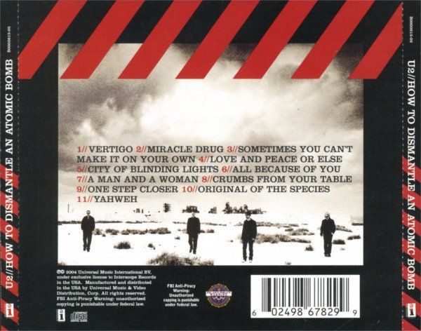 CD: CD U2 - How to dismantle an atomic bomb (2004) – Usato da Möriken AG venduto da mineralia 1