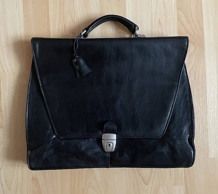 Valigie & Borse: Aktentasche Ledertasche schwarz – Usato da Kerns venduto da UDS82