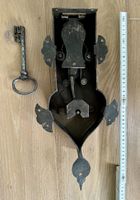 Riesiges antikes Türschloss mit Schlüssel 41 cm hoch