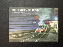 Gambia Block The Historie of Trains ** Luxus (C593)