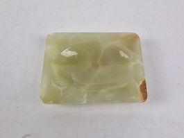 Seifenschale aus grünem Mineralstein