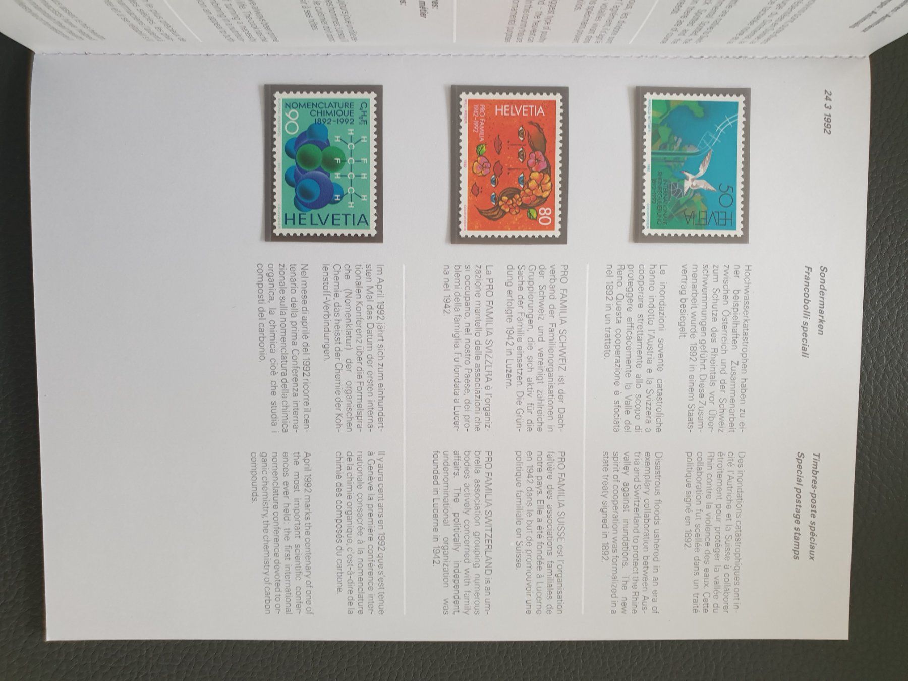 Alle Briefmarken: Jahresbuch CH Briefmarken 1992 postfrisch top – Neu (gemäss Beschreibung) aus Frauenfeld von Kasico 2
