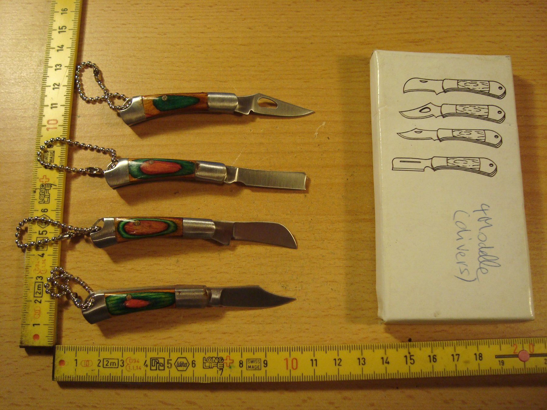 Coltelli tascabile: 4 Miniklappmesser – Usato da Vordemwald venduto da tinumesser 3