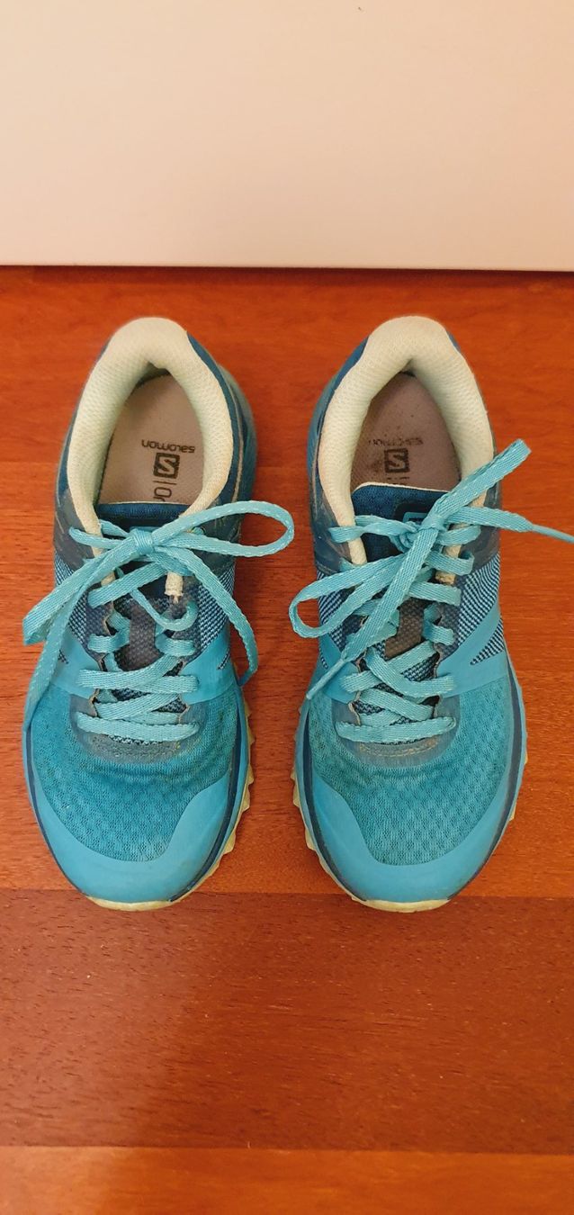 Salomon Scarpe da uomo: Salomon Trekking Schuhe blau Grösse 35 – Usato da Stansstad venduto da InStyle8 6