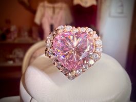 Bague Moissanite Rose d’Exception