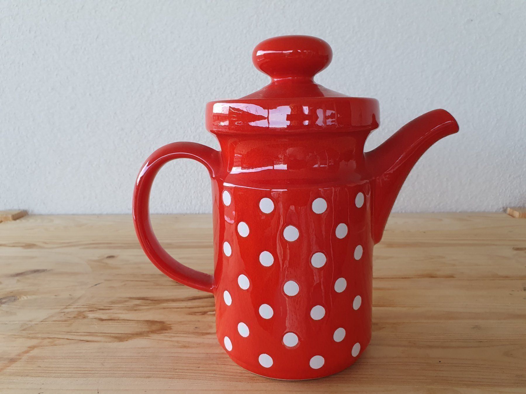 Teiere: Wächtersbach Tee/Kaffeekrug mit Tupfen – Usato da Hägglingen venduto da Orysen 1