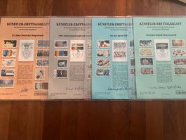 Künstler Ersttagsblätter BRD 1987  (F70)