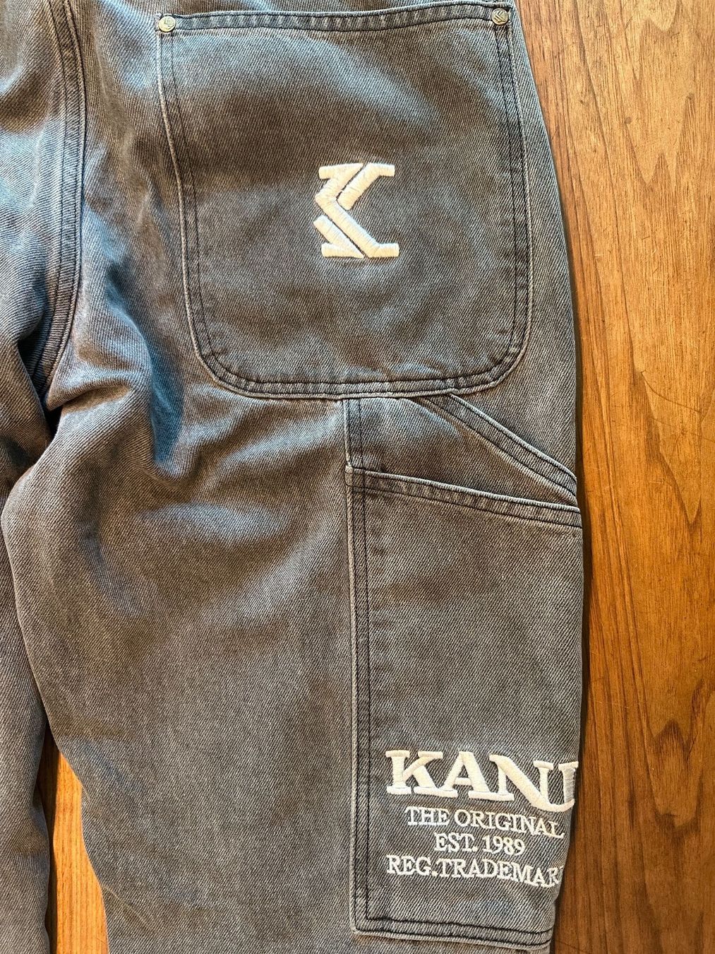 Jeans: Jeans, Karl Kani, grau, M – Usato da Winterthur venduto da manelio113 3
