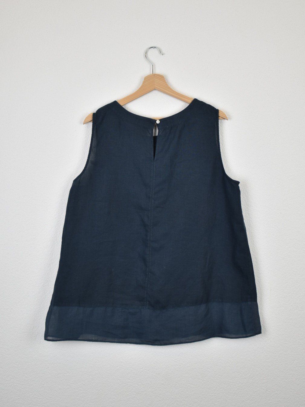Rosso35 Top: Rosso35 Top, Leinen, Gr.42/44, blau – Nuovo (secondo la descrizione) da Nürensdorf venduto da 2ND_STORY 2
