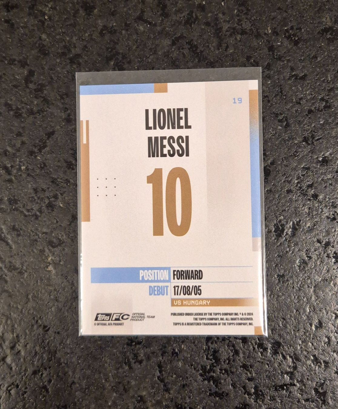 Topps Sammelbilder & Trading cards: Lionel Messi - Argentinien - Topps – Neu (gemäss Beschreibung) aus Burg AG von Danoe 1