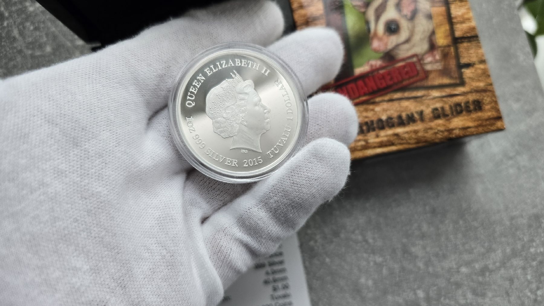 Alle Münzen: Sugar Glider 1 oz Silver Proof 2015 Color Perth Mint – Neu (gemäss Beschreibung) aus Petit-Lancy von SilverCoinCoin 3
