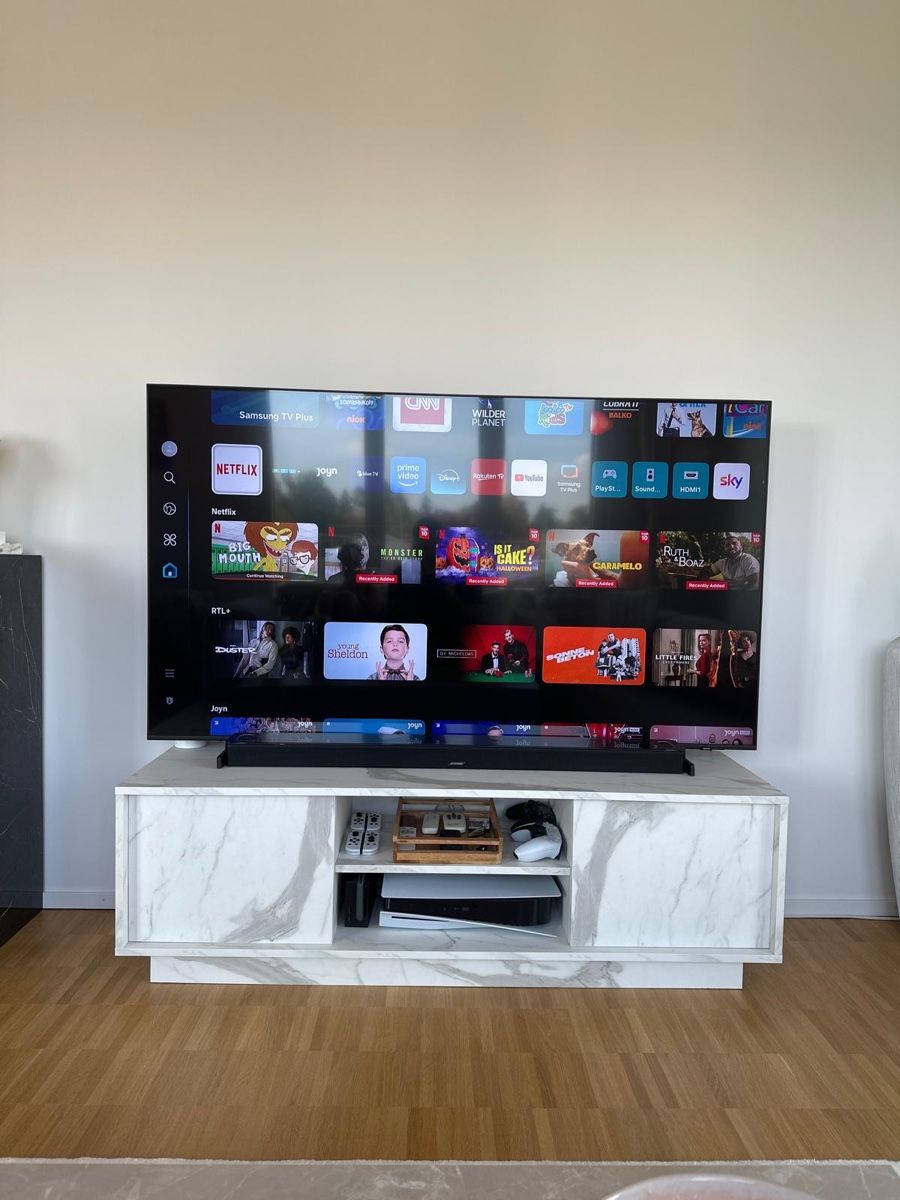 Mobili TV: TV Möbel weiss marmoriert – Usato da Hombrechtikon venduto da carnoz 4