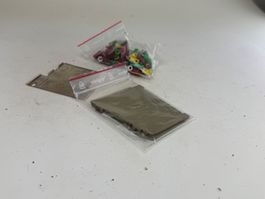 EN- Märklin Metallabdeckungen von Weiche ,Signal und Stecker