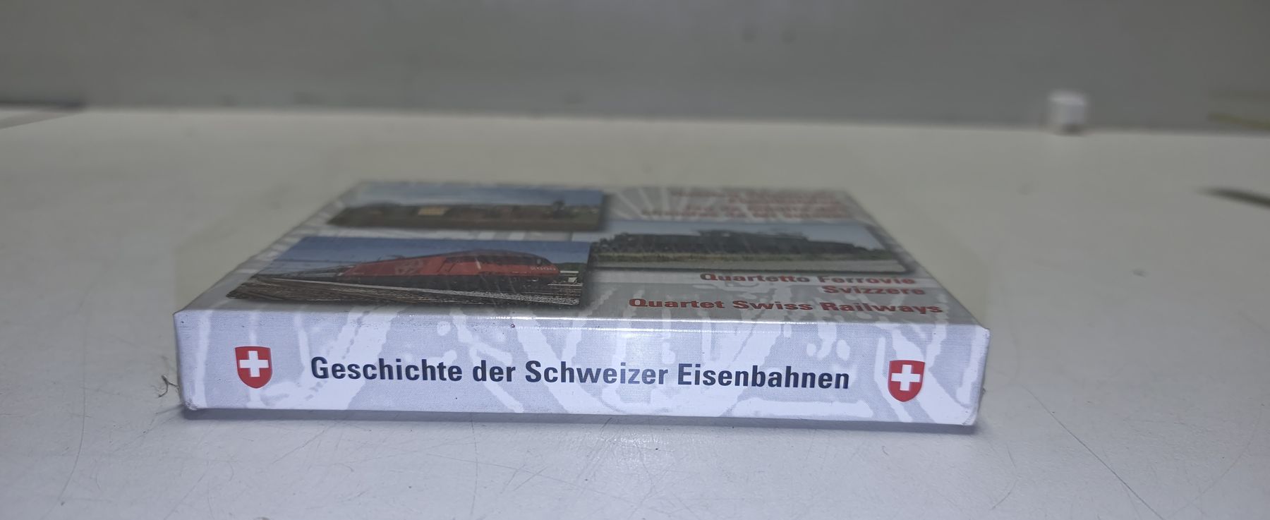 Giochi: Quartett Schweizer Eisenbahnen. Neu. (nov892) – Nuovo e nell'imballaggio originale da Künten venduto da Schnaepplihuus 3