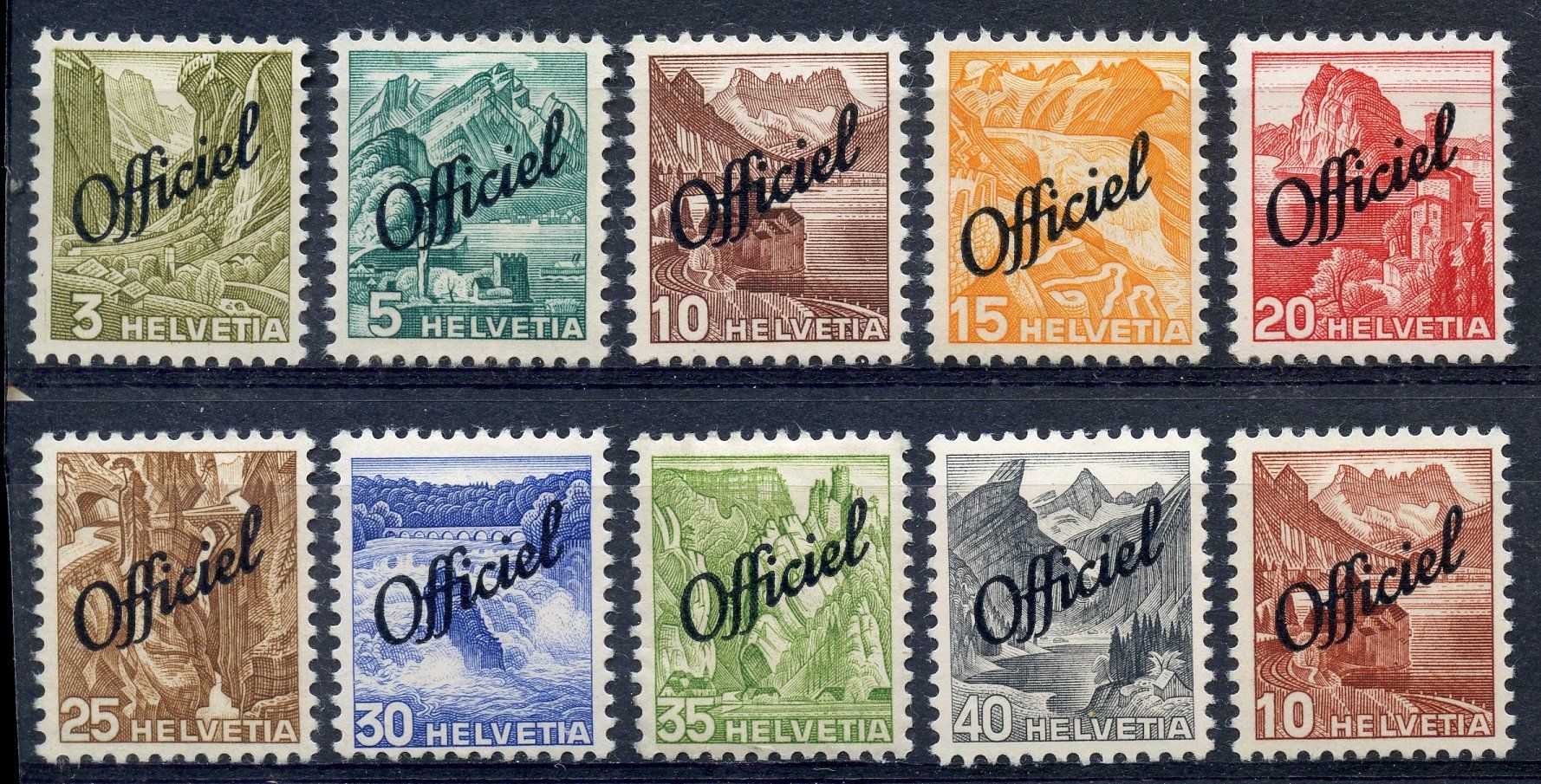 Tutti i francobolli: ÄMTER: OFFICIEL 46-54, POSTFRISCH – Nuovo (secondo la descrizione) da Oud-Turnhout venduto da Frankaturware