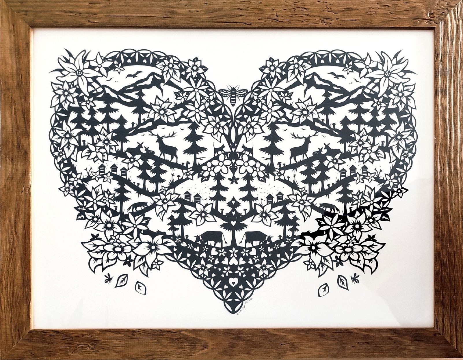 Tutte le decorazioni: véritable découpage poya – Nuovo (secondo la descrizione) da Les Diablerets venduto da ninix01