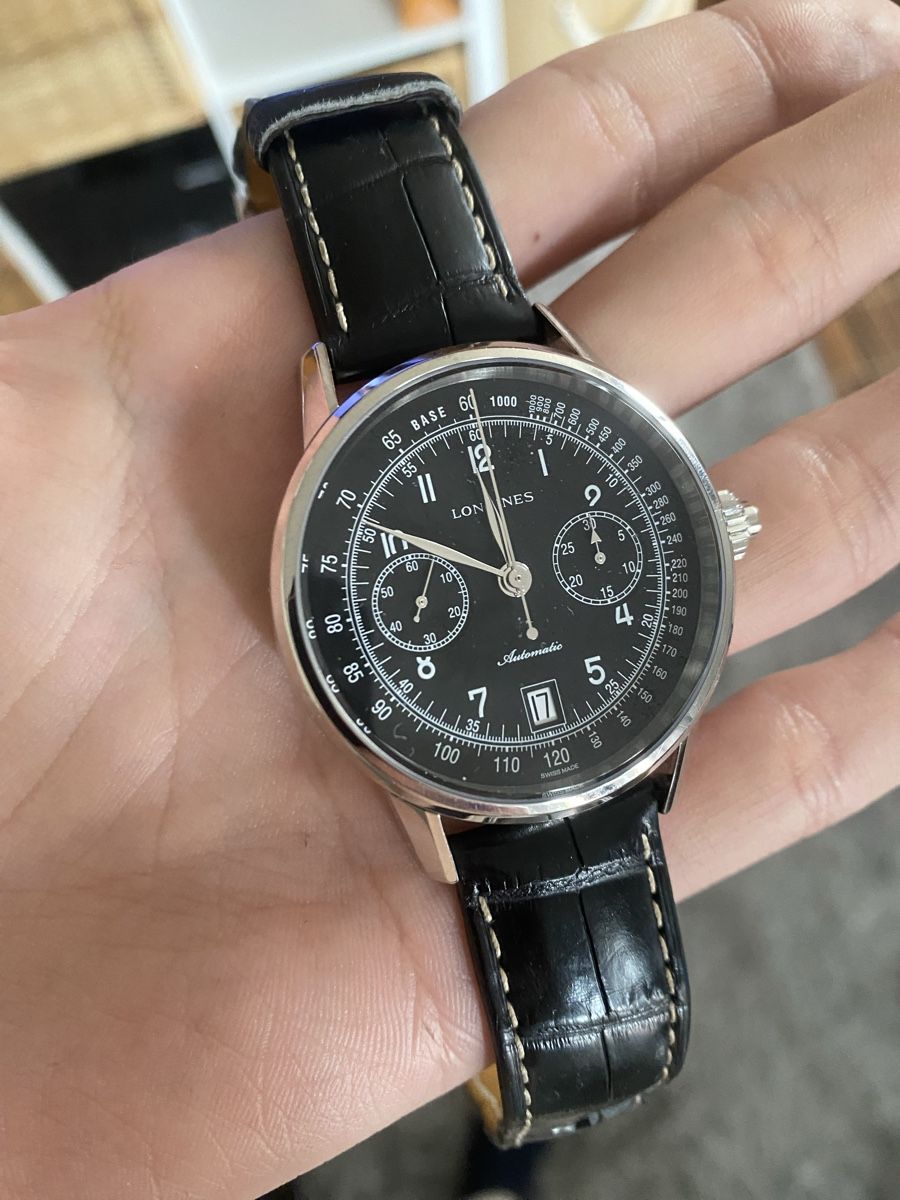 Longines Orologi: Box included - Longines Heritage Chronograph Automatic Watch – Usato da St. Gallen venduto da moh_9622 2