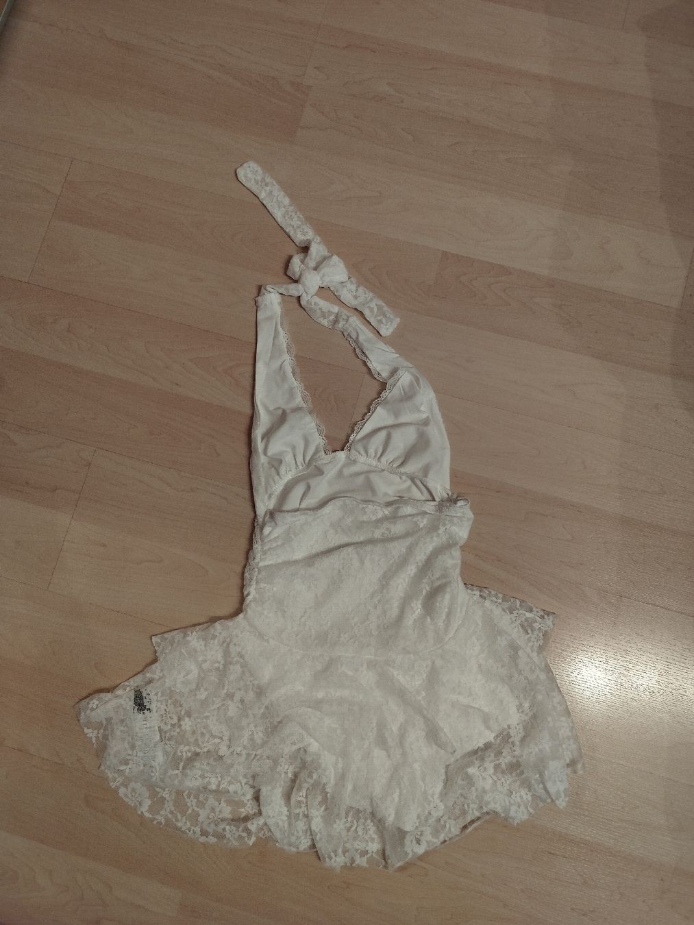 Vestiti: neues, kurzes, weisses Kleidchen – Nuovo e nell'imballaggio originale da Rotkreuz venduto da Wirbelprinzessin 1