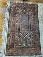 Kleiner Orient-/Gebetsteppich 145×86 cm, Wolle, Vintage