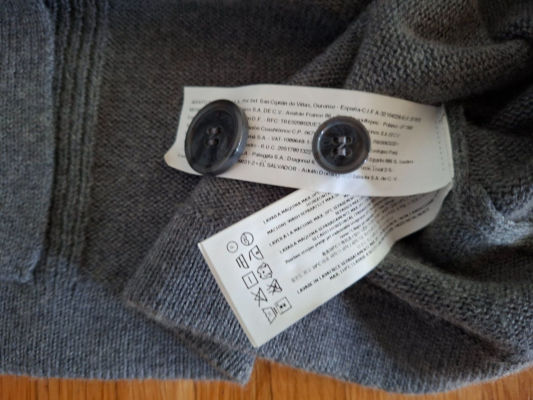 Jacken: Strickjacke  Adolfo Dominguez  anthrazitfarben  Grösse 7 – Neu (gemäss Beschreibung) aus Zürich von Daniel517 8