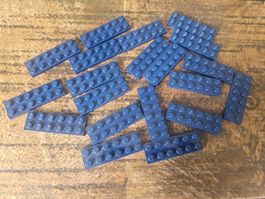 lego 3795 lot de 20 pièces Dark Blue Plate 2 x 6