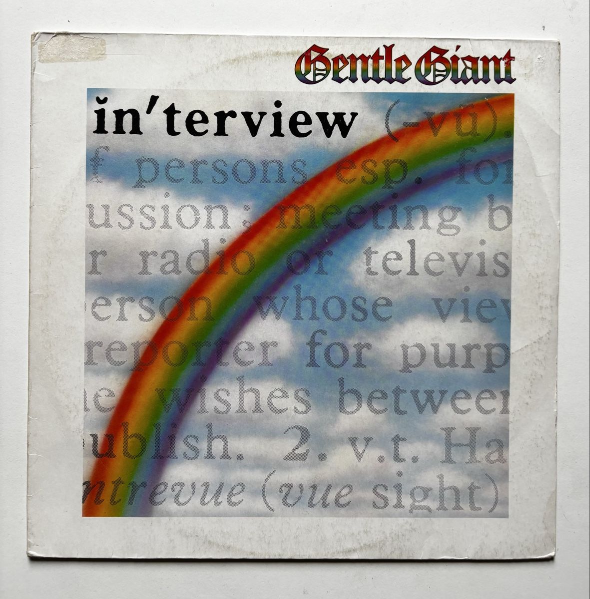 Dischi in vinile: Gentle Giant - Interview LP VG+/VG+ 1976 Prog rock – Usato da Neuchâtel venduto da Deivid2