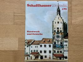 SCHAFFHAUSER MAGAZIN 4/89 HANDWERK UND GEWERBE